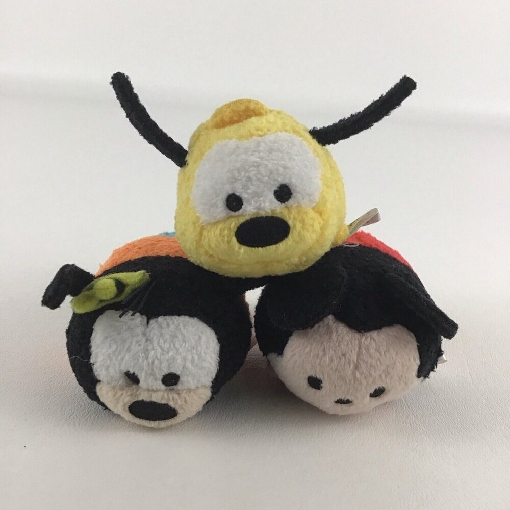 Disney Tsum Tsums Plush Bean Bag Stuffed Animal Toy Mickey Mouse Pluto Minnie